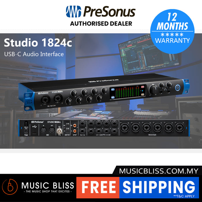 PreSonus Studio 1824c USB-C Audio Interface