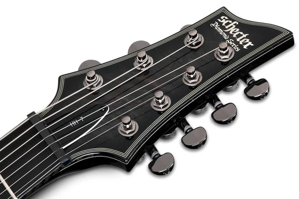 Schecter Hellraiser Hybrid C-7 Electric Guitar - Trans Black Burst