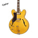 Epiphone Sheraton Frequensator Semi-hollowbody Left-handed Electric Guitar - Natural - Music Bliss Malaysia