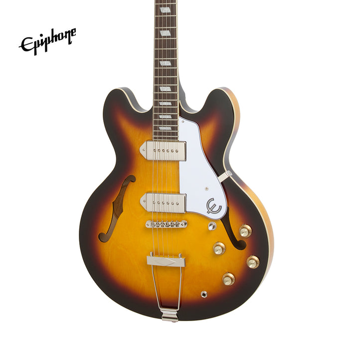 Epiphone Casino Hollowbody Electric Guitar - Vintage Sunburst - Music Bliss Malaysia