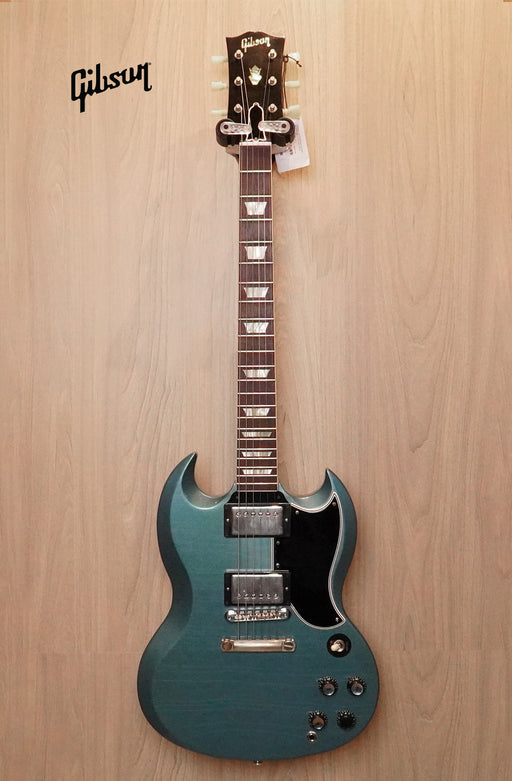 GIBSON CUSTOM SHOP '61 SG STANDARD STOP BAR MURPHY LAB ULTRA LIGHT AGED - ANTIQUE PELHAM BLUE - Music Bliss Malaysia