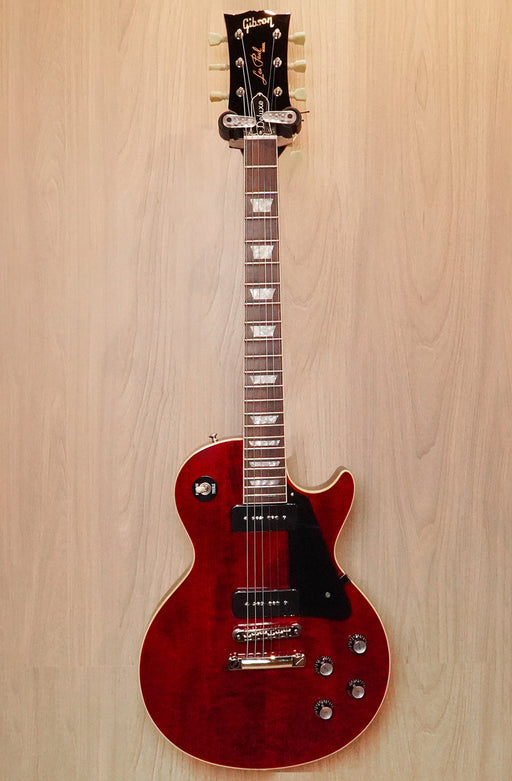 GIBSON CUSTOM SHOP 1976 LES PAUL DELUXE P90 - GLOSS WINE RED - Music Bliss Malaysia