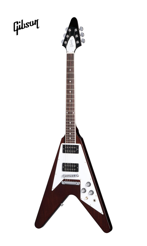 GIBSON USA EXCLUSIVE 70S FLYING V ELECTRIC GUITAR - DARK WALNUT