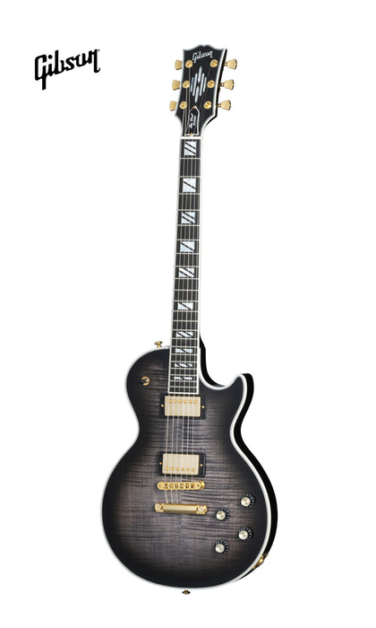 GIBSON LES PAUL SUPREME ELECTRIC GUITAR - TRANS EBONY BURST - Music Bliss Malaysia