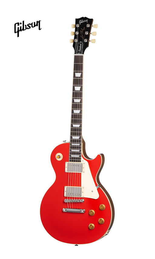 GIBSON LES PAUL STANDARD 50S PLAIN TOP ELECTRIC GUITAR - CARDINAL RED - Music Bliss Malaysia