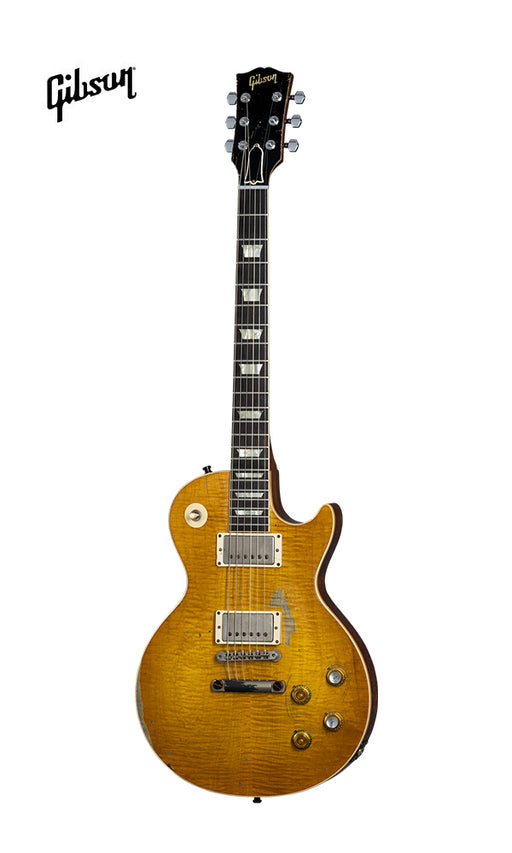 GIBSON CUSTOM KIRK HAMMETT "GREENY" 1959 LES PAUL STANDARD - GREENY BURST - Music Bliss Malaysia