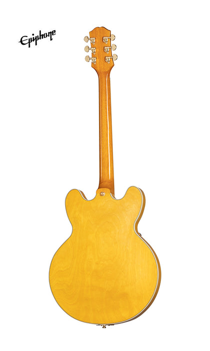 Epiphone Sheraton Frequensator Semi-hollowbody Left-handed Electric Guitar - Natural - Music Bliss Malaysia