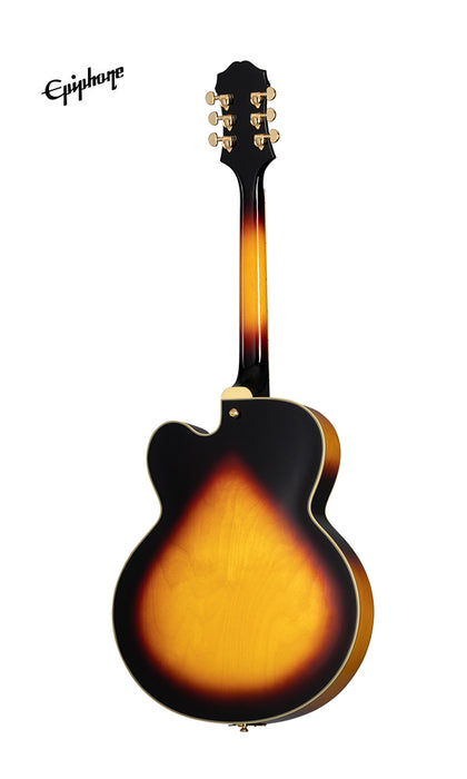 Epiphone Broadway Hollowbody Electric Guitar - Vintage Sunburst - Music Bliss Malaysia