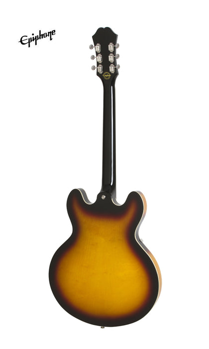 Epiphone Casino Hollowbody Electric Guitar - Vintage Sunburst - Music Bliss Malaysia