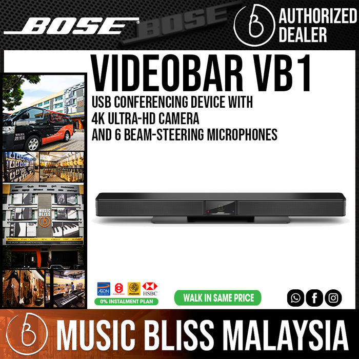 Bose Videobar VB1 All-in-One USB Conferencing System - Music Bliss Malaysia