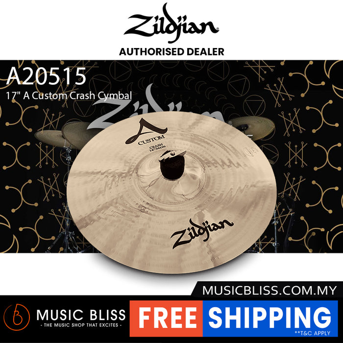 Zildjian 17" A Custom Crash Cymbal