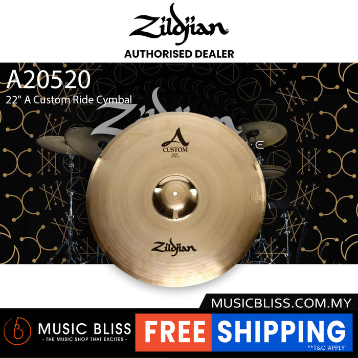 Zildjian 22" A Custom Ride Cymbal