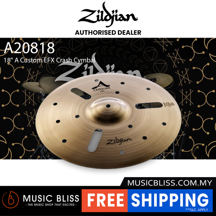 Zildjian 18" A Custom EFX Crash Cymbal