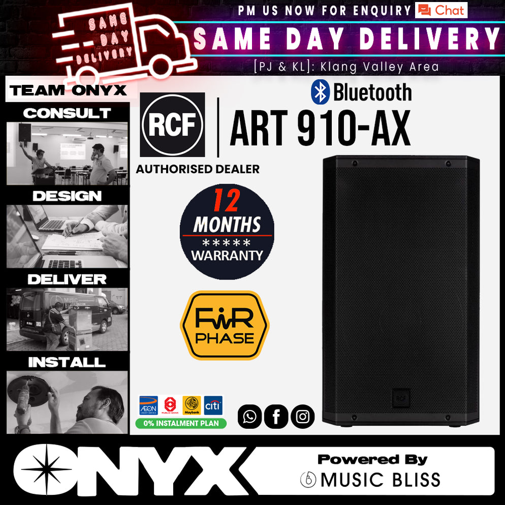 Rcf Art A910 Ax 10 2100w 2 Way Powered Pa Speaker With Bluetooth