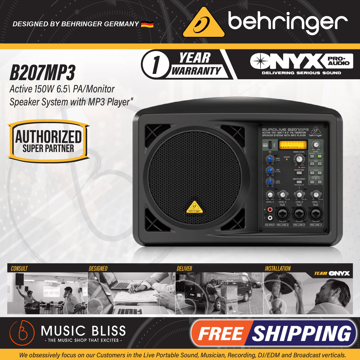 Behringer 207 hot sale