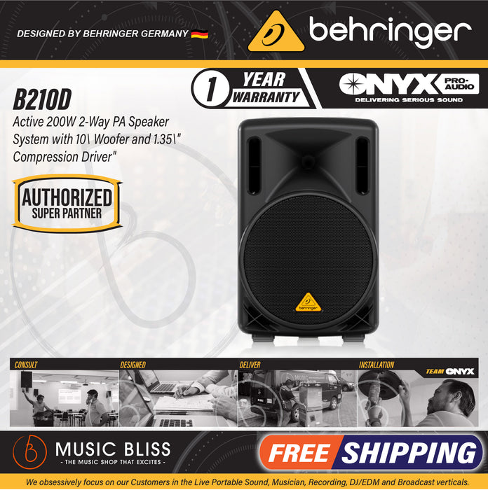 Behringer best sale eurolive b210