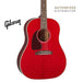 GIBSON J-45 STANDARD LEFT-HANDED ACOUSTIC-ELECTRIC GUITAR - CHERRY (J45) - Music Bliss Malaysia