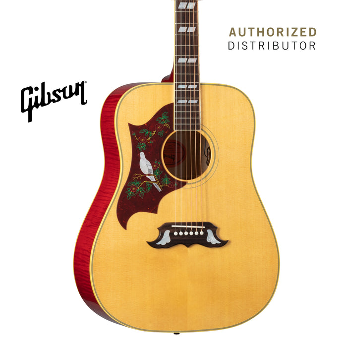 GIBSON DOVE ORIGINAL LEFT-HANDED ACOUSTIC-ELECTRIC GUITAR - ANTIQUE NATURAL - Music Bliss Malaysia