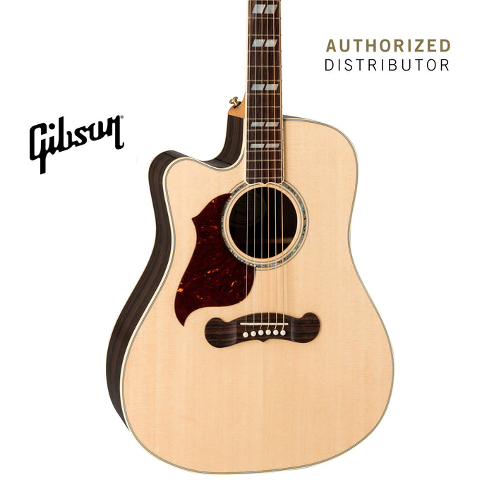 GIBSON SONGWRITER STANDARD EC ROSEWOOD LEFT-HANDED ACOUSTIC-ELECTRIC GUITAR - ANTIQUE NATURAL - Music Bliss Malaysia