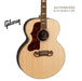 GIBSON SJ-200 STUDIO WALNUT LEFT-HANDED ACOUSTIC-ELECTRIC GUITAR - ANTIQUE NATURAL - Music Bliss Malaysia