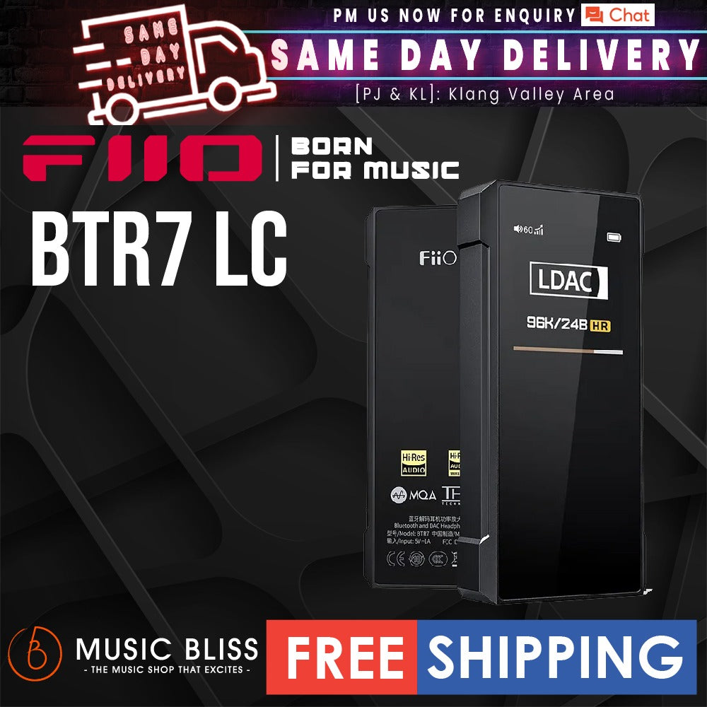 FiiO BTR7 Portable Bluetooth Headphone Amplifier (Apple Deluxe