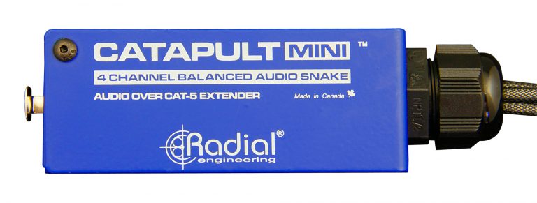 Radial Engineering Catapult Mini RX Cat 5/6 Audio Snake Module with Male XLR Connectors