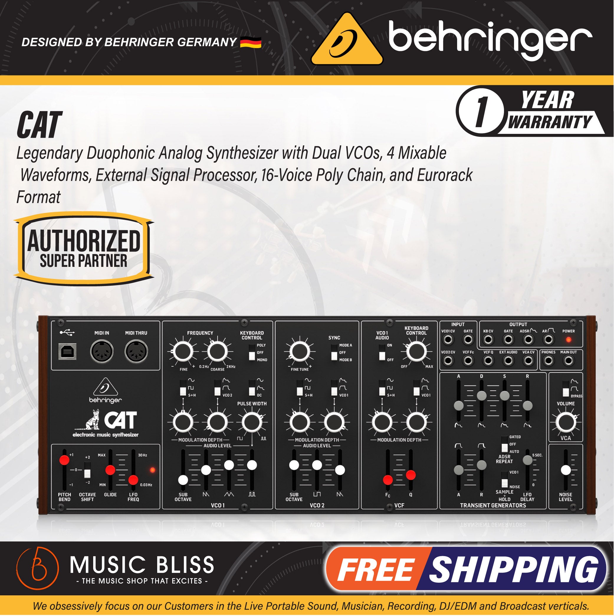 behringer CAT - 鍵盤楽器