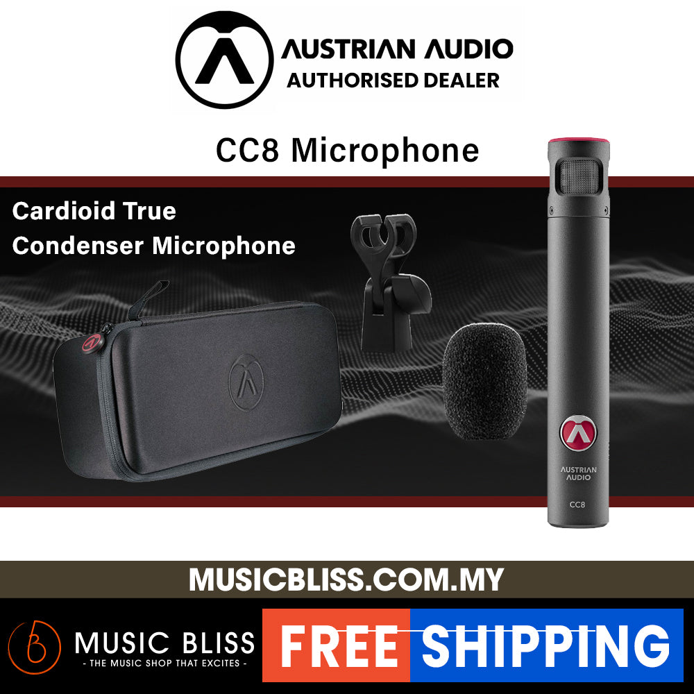 Austrian Audio CC8 Small-diaphragm Condenser Microphone | Music Bliss ...