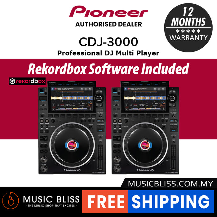 Pioneer DJ CDJ-3000 Professional Rekordbox DJ Multi-Player
