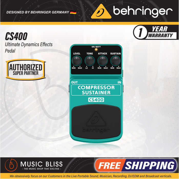 Behringer store guitar effects