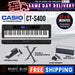 Casio CT-S400 61-key Ultra-Portable Arranger Keyboard with FREE Keyboard Stand - Black - Music Bliss Malaysia