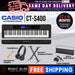 Casio CT-S400 61-key Ultra-Portable Arranger Keyboard with FREE Keyboard Stand - Black - Music Bliss Malaysia