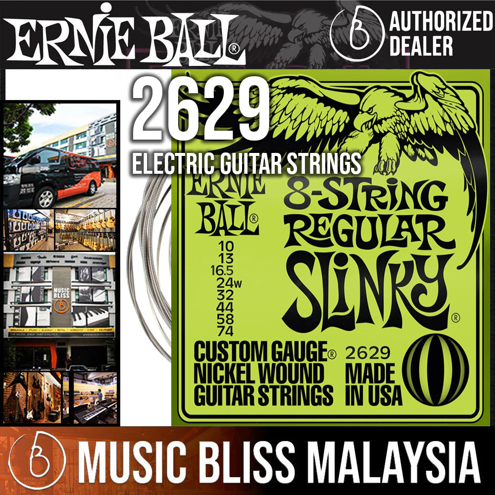 Ernie Ball 2629 8 string Regular Slinky Nickel wound Electric