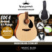 KEPMA EDC-E Dreadnought Acoustic Guitar with K-1 pickup - Natural - Music Bliss Malaysia