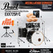 Pearl Export EXX 5-Piece Drum Set with Hardware, Drumstick and Throne - 22 Kick - Jet Black - Music Bliss Malaysia