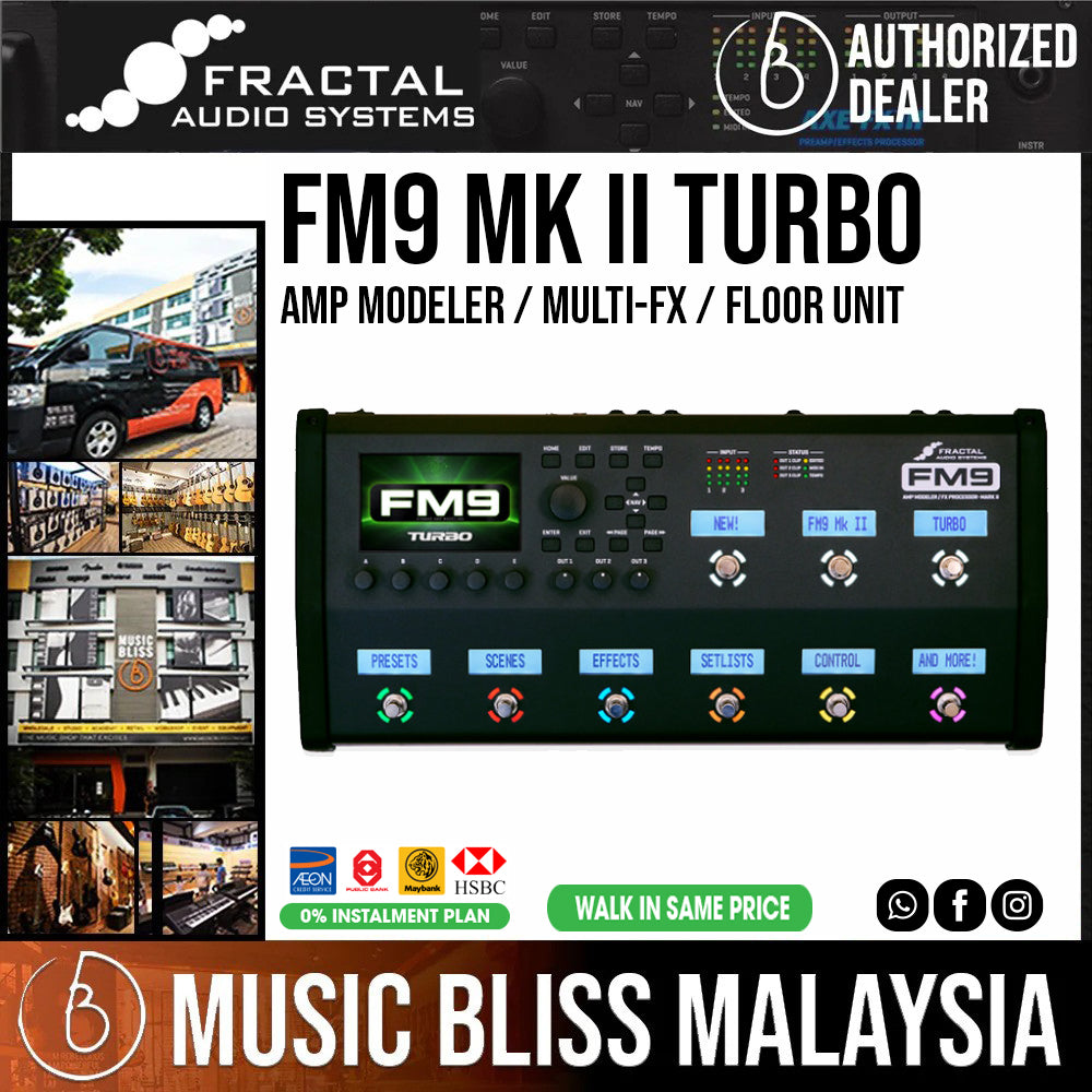 Fractal Audio FM9 Mark II Turbo - Amp Modeler / Multi-FX / Floor Unit ...