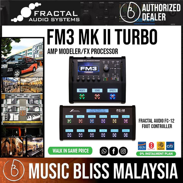 Fractal Audio FM3 Mk II Turbo Amp Modeler/FX Processor | Music 