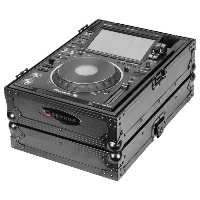 ODYSSEY FZ3000BL Pioneer DJ CDJ-3000 Flight Case in Black with Removable Back Panel