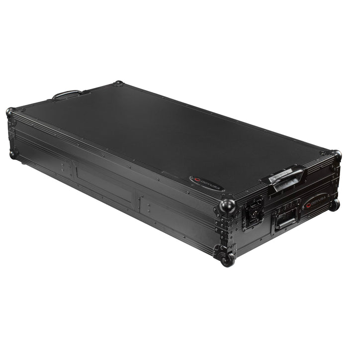 ODYSSEY FZDJMA9CDJWBL Black Label DJ Coffin Flight Case with Wheels for DJM-A9 and CDJ-3000 or Similar Size Gear