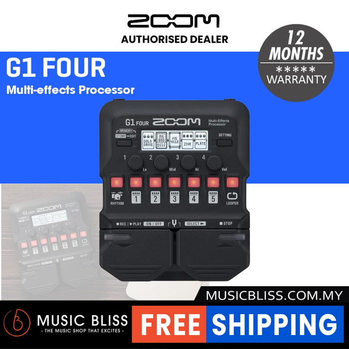 Zoom G1 FOUR Multi-effects Processor