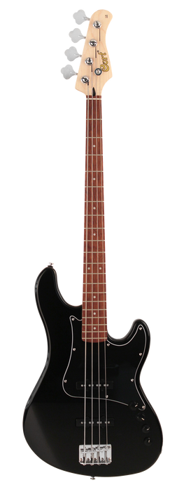 Cort GB34JJ 4-String Bass Guitar with Bag - Black | Music Bliss Malaysia