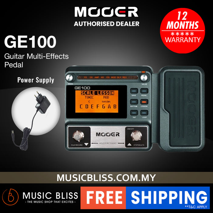 Mooer GE100 Guitar Multi-Effects Pedal