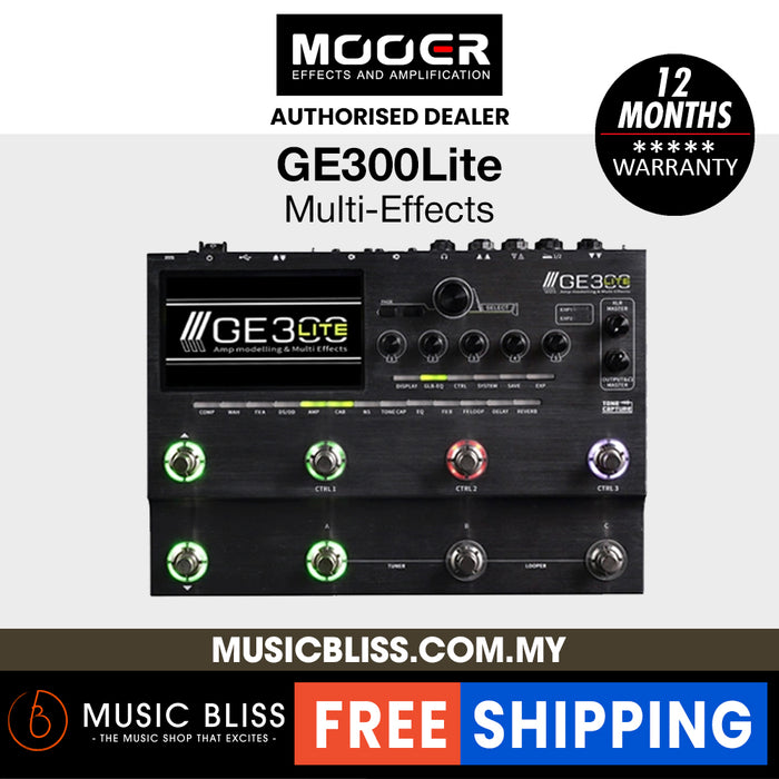 Mooer GE300 Lite Multi Effects Processor - Grey