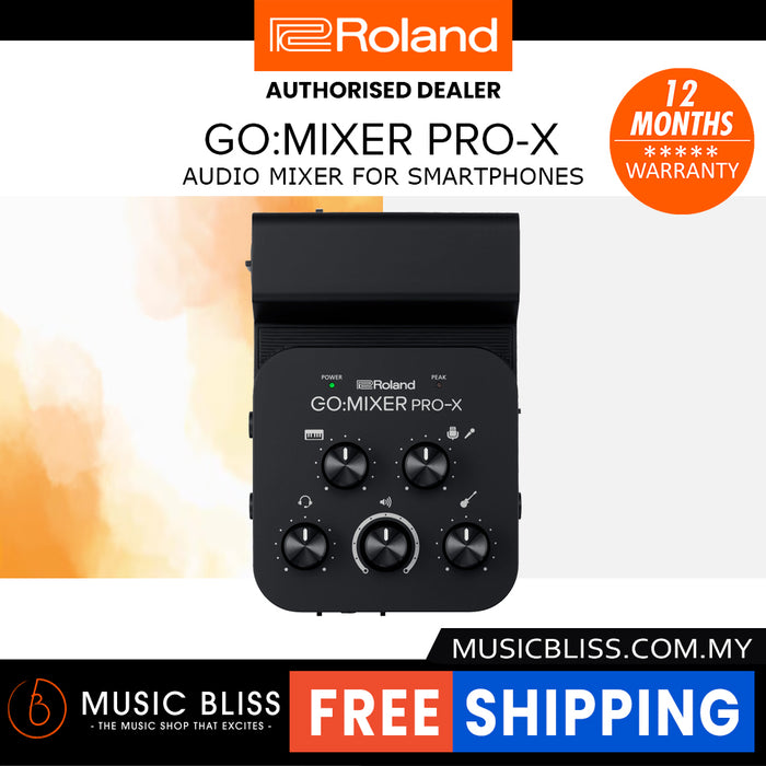 Roland GO:MIXER PRO-X Audio Mixer for Smartphones