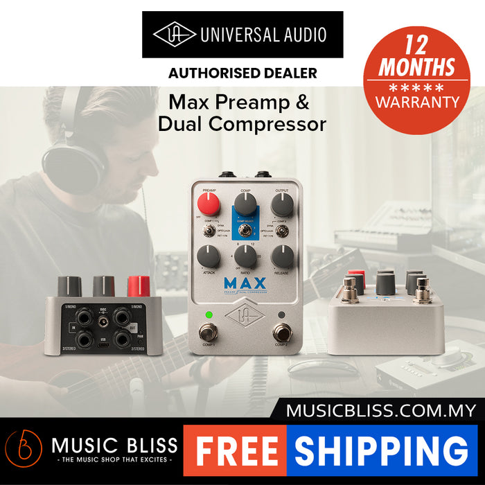 Universal Audio Max Preamp and Dual Compressor Pedal