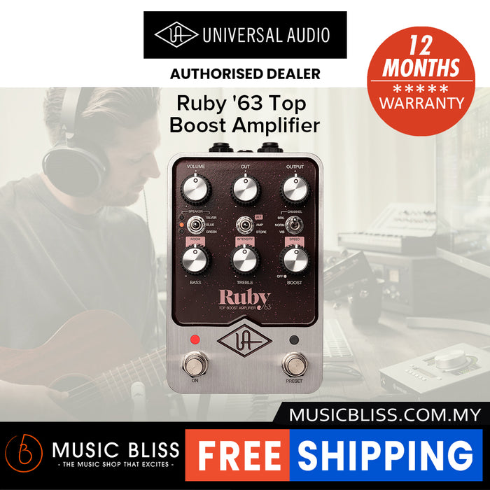 Universal Audio Ruby '63 Top Boost Amplifier Pedal