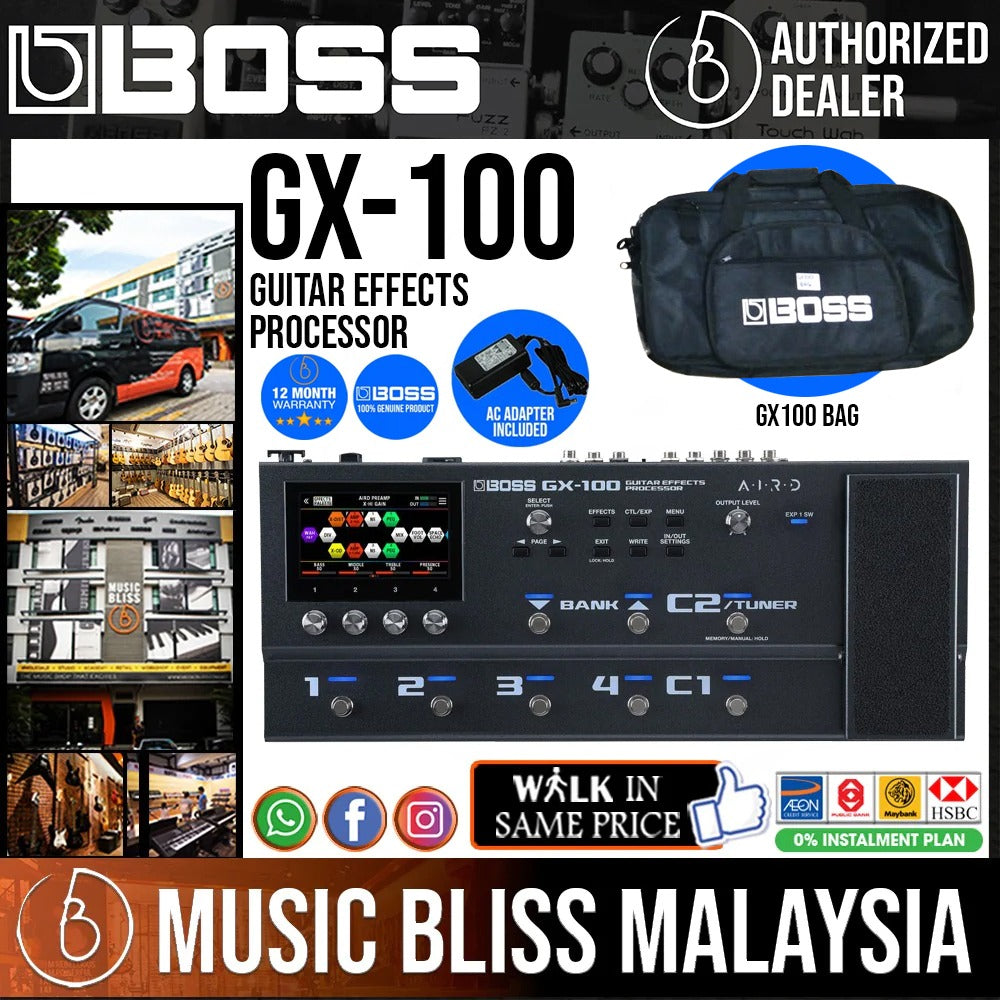 Boss GX-100 Guitar Multi-effects Pedal | Music Bliss Malaysia