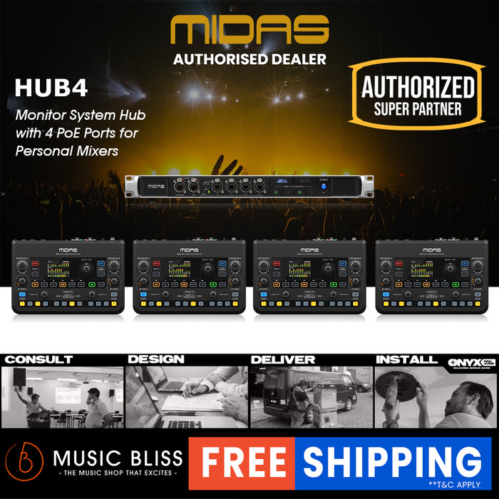 Midas HUB4 Monitor System Hub