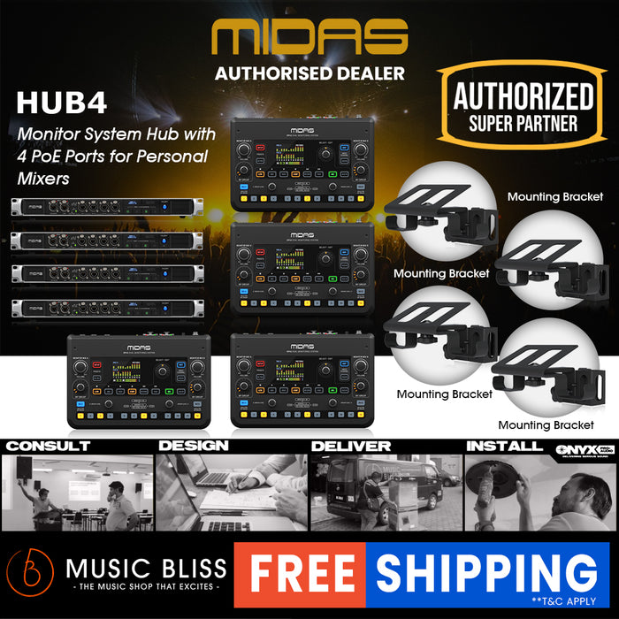 Midas HUB4 Monitor System Hub