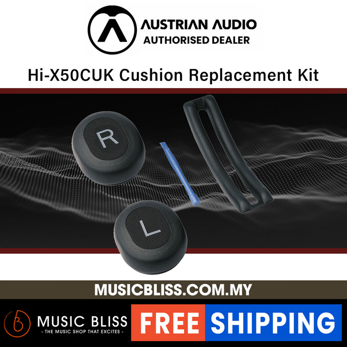 Austrian Audio Hi-X50CUK Cushion Replacement Kit for Austrian Audio Hi-X50 Headphones - Music Bliss Malaysia